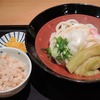 饂飩の四國で、なすぶっかけうどんランチ＠大通り