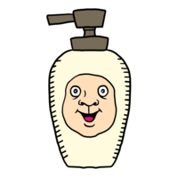 かわいいシャンプー のイラスト