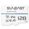SUNEAST microSD カード 128GB class10 UHS-1 U3 V30 A1 最大読込95MB/s 4K対応 Nintendo Switch ドライブレコーダー 動作確認済 変換アダプタ付 日本国内正規品 Gaming LP SE-MSD128GMON
