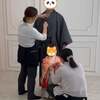 シングルファザーの七五三写真