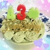 相葉さん誕生日おめでとう！抹茶の風味豊かなクリームでホールケーキ作り