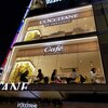 渋谷のL'OCCITANECAFEでスクランブル交差点を見ながらお茶を