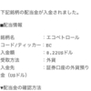 【株日記】楽天証券　エコペトロール入金確認