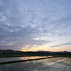 　岡山市中区沖元の風景写真 - 夕暮れの田園