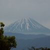 富士山、雪解け進行