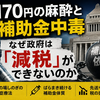 170円の麻酔と補助金中毒——なぜ政府は「減税」ができないのか