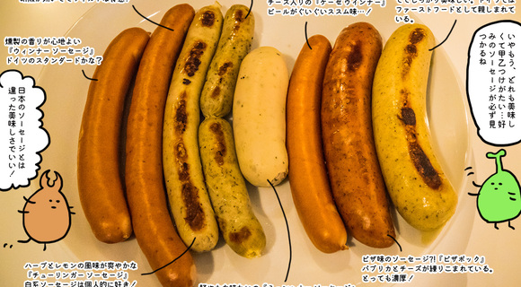 【肉のうまみが違う】マニアックなドイツ産ソーセージ食べ放題2,500円のお店があった