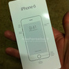 iPhone6とされるクイックスタートガイド（ユーザーマニュアル）の写真〜確かに「iPhone 6」だが