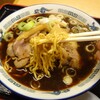 富山ブラック！醤油辛いラーメンがおいしい