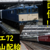 EF64とEF81の2機を使った配給 209系3100番台ハエ72編成の廃車回送