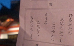 冬休みはもう終わり？ 今週のお題「私の年末年始」と今週の一枚「初詣のおみくじ」まだ募集中！ #はてなブログおみくじ2014