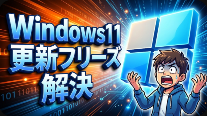 Windows11の更新が進まない！KB5094126が再起動画面でフリーズする問題を1分で劇的に解決する全手順