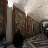 バチカン市国　バチカン美術館　ピオクラメンテ美術館　タペストリーのギャラリー