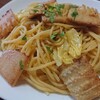 たけのことキャベツのパスタ