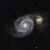 M51 りょうけん座 子持ち銀河