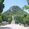 済南の華山（華不注山）に登る