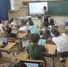 ２年プログラミング学習、２年体育「マット運動」