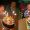 ２人の孫の誕生日を祝って！