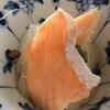 シャキシャキの玉ネギと新巻鮭