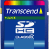 TranscendのSDカード(SDHC 4GB Class6対応)が\790