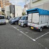 若戸大橋を渡り、戸畑の会社の駐車場で朝乗っていた