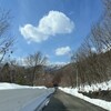 群馬の雪道