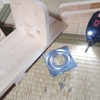 フレンチクリート活用のノートパソコン棚を修理する！