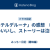 「ホテルデルーナ」の感想　IUはかわいいし、ストーリーは泣ける