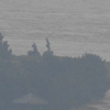曇天の巌流島の決闘を撮ってみた。手撮り。P900