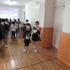 通学団会　安全な登下校のために