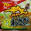 【雑記】「一平ちゃん夜店の焼そば 超わさび 醤油味」めっちゃツーンてくるけど美味しいです！【商品レビュー】