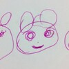 子供の絵で消しゴムはんこ