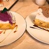 🌿【緑豊かなおしゃれカフェ】名古屋市中区栄/矢場町のエールカフェ(air cafe)のデザートセット。