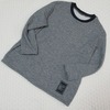 接結生地でワイドTシャツ。