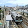 予讃線鬼無駅で特急いしづちを撮影