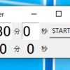 【python】【Tkinter】タイマー作ってみた