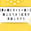 【寒い朝にホッとひと息】極上はちみつ紅茶が美味しすぎた！！