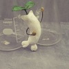 粘土でつくっている途中経過