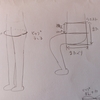 ズボンを立体縫製するときの布の裁断方法