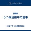 うつ病治療中の食事