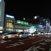 新宿の夜景　新宿駅南口