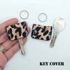 本革 キーカバー×2 ハラコ ヒョウ柄 レオパード 豚革 プリント 薄いピンク 鍵 キーケースハンドメイドレザークラフト Handmade leather craft メルカリ 出品中