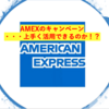  AMEXからAMEXの使い方を教えてもらう。