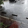 連休は雨