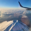 🗻飛行機から富士山撮影→失敗😅