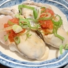 東京 御徒町 立食い寿司「まぐろ人」 牡蠣にぎり→中華料理「老酒舗」 青菜炒め