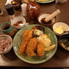 かつ銀 かきフライ&海老ひれミックス定食