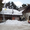 授与所屋根の除雪作業