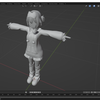 【Blender 3.2.0】Blenderを使って非専用衣装を着せる　第2回「メッシュを調整する」