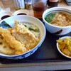 土曜日は天丼にピザに。